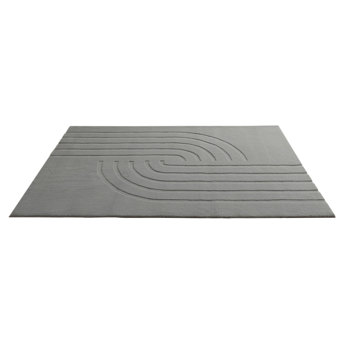 FLACHWEBETEPPICH 160/230 cm My Zen Deluxe Grau  - Grau, Trend, Textil (160/230cm) - Obsession