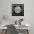 Abstraktes, Strukturen BILD - Silberfarben/Schwarz, Basics, Glas/Holz (60/60cm) - Monee
