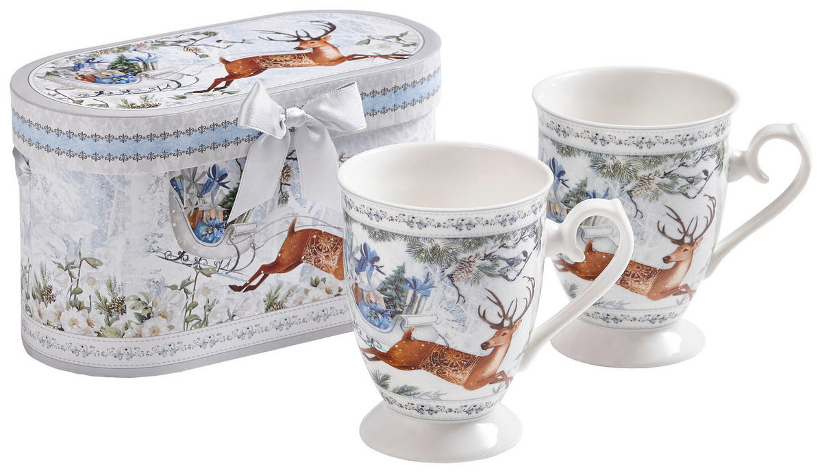 HRNČEK NA KÁVU  320 ml   - Lifestyle, keramika (320ml) - X-Mas