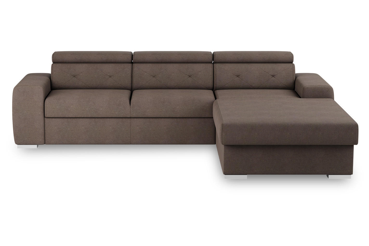 MID.YOU ROHOVÁ ROZKLÁDACÍ POHOVKA, textil, hnědá