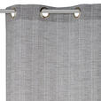 ÖSENVORHANG halbtransparent  - Anthrazit, Design, Textil (140/245cm) - Esposa