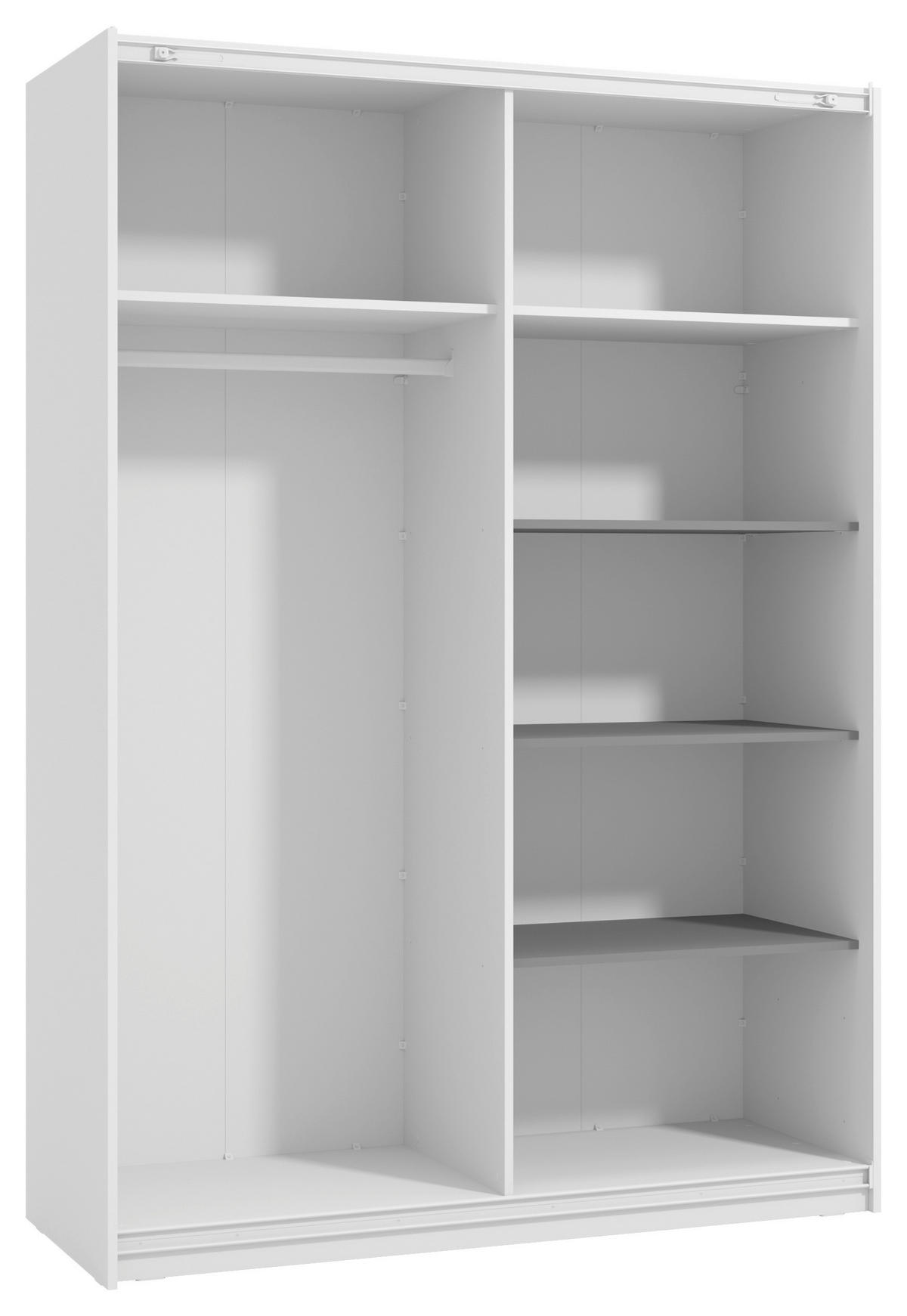 VKLADACIA POLICA, sivá, 70,5/5/46,5 cm - sivá, Basics, kompozitné drevo (70,5/5/46,5cm) - Xora