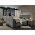 BOXSPRINGBETT 180/200 cm  in Grau  - Grau, KONVENTIONELL, Textil (180/200cm) - Carryhome