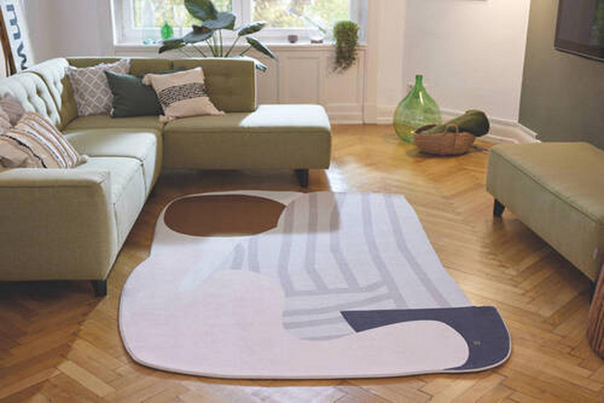 WEBTEPPICH 134/175 cm Shapes - Seven Multicolor  - Multicolor, Trend, Textil (134/175cm) - Tom Tailor
