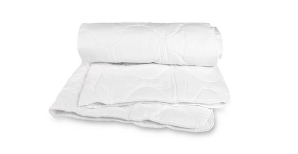 Steppdecke Eva - Weiß, KONVENTIONELL, Textil (200/200cm) - Primatex