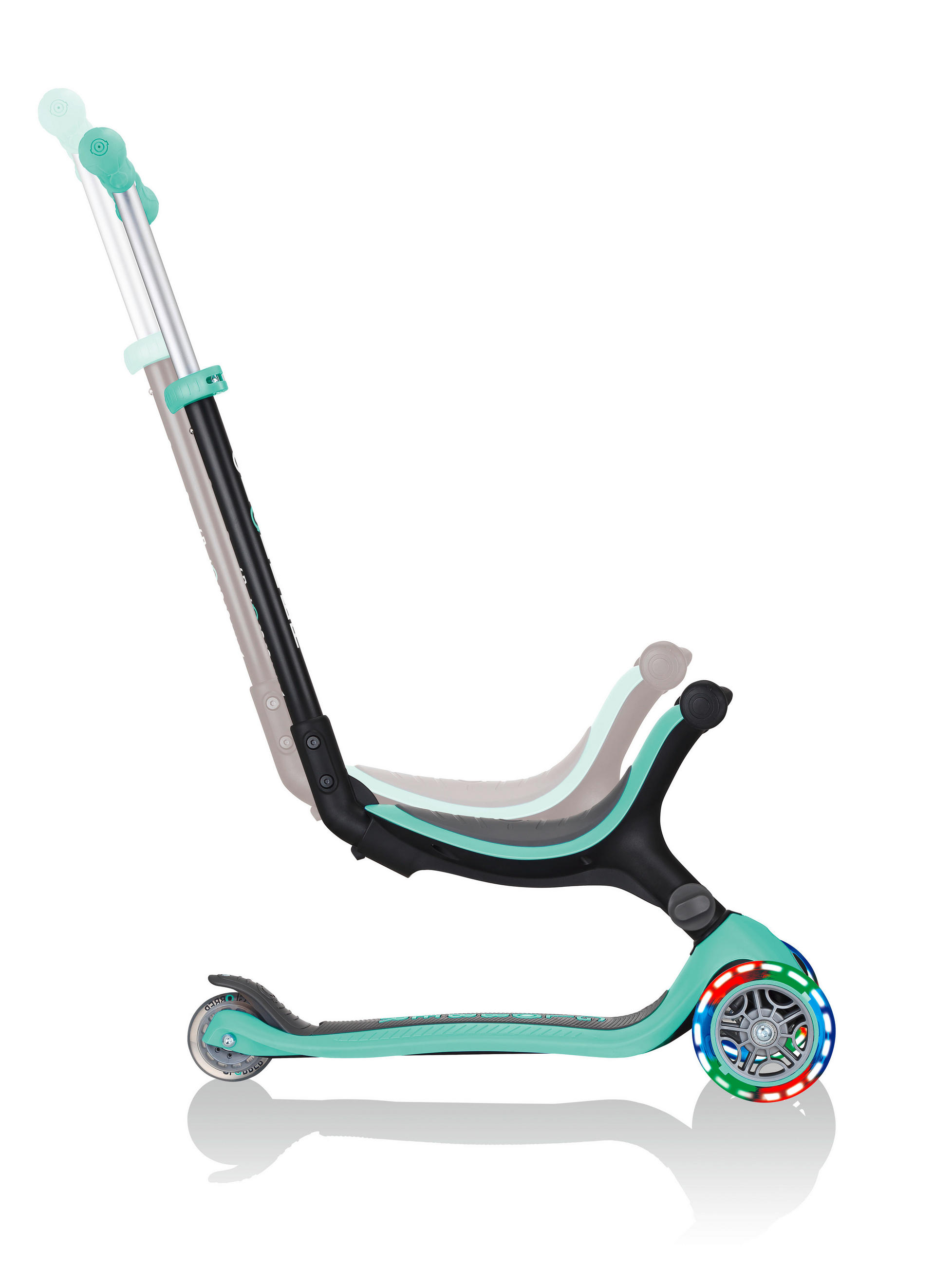 LAUFRAD GO-UP FOLDABLE LIGHT 3IN1  - Mintgrün, LIFESTYLE (57/28/93cm) - GLOBBER