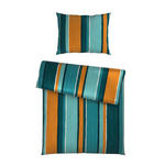 BETTWÄSCHE CUBY Satin 140/200 cm  - Petrol, KONVENTIONELL, Textil (140/200cm) - Novel