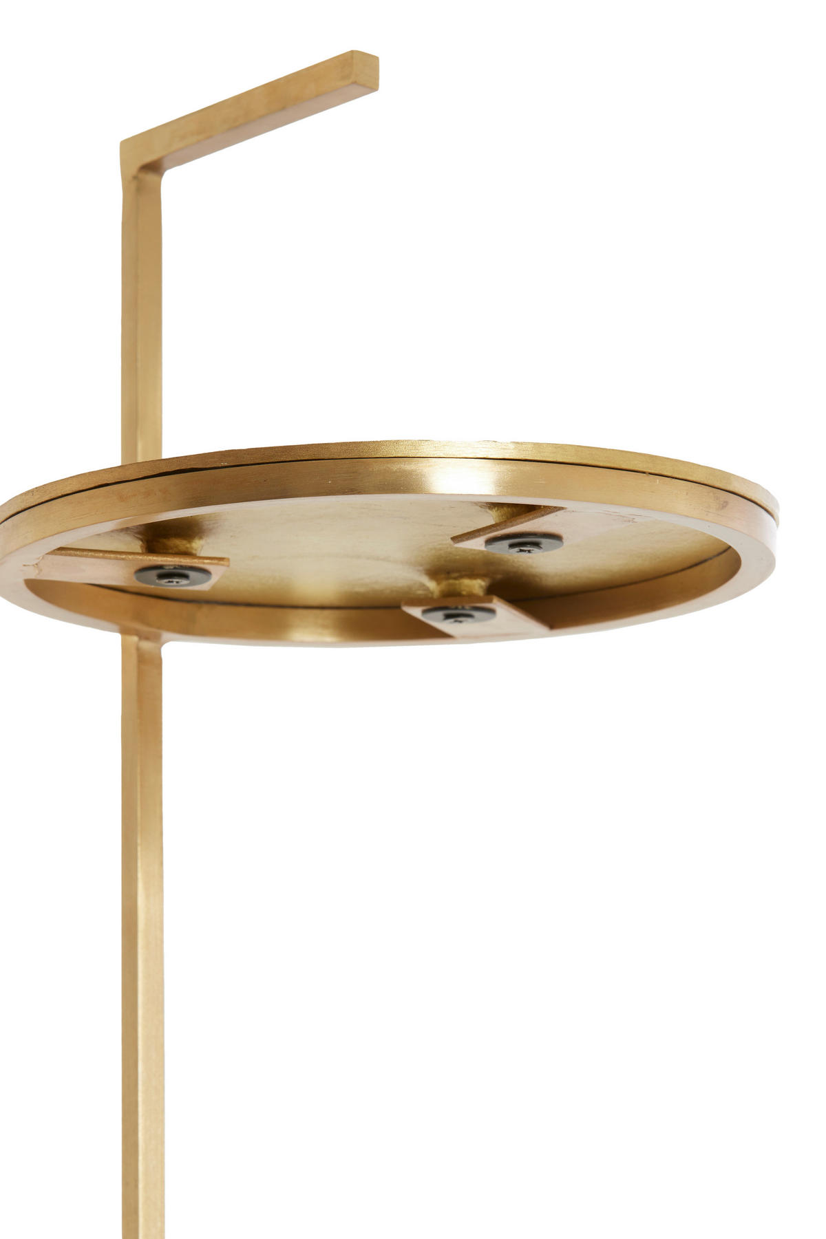 BEISTELLTISCH 26/26/76 cm LEDA Braun, Bronzefarben rund  - Braun/Bronzefarben, Trend, Stein/Metall (26/26/76cm) - Light & Living