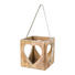 LATERNE - Weiß, Trend, Holz (15/15/16cm) LATERNE - Weiß, Trend, Holz (15/15/16cm)