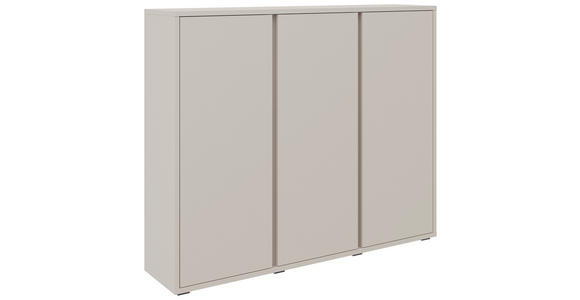SCHUHSCHRANK 145/120/34 cm - Kaschmir/Anthrazit, KONVENTIONELL, Holzwerkstoff/Kunststoff (145/120/34cm) - Xora
