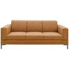 3-SITZER-SOFA Webstoff Messingfarben  - Messingfarben/Schwarz, Design, Textil/Metall (210/82/90cm) - LOOKS by W.Joop