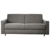 SCHLAFSOFA in Flachgewebe Grau  - Chromfarben/Grau, Design, Textil/Metall (195/84/100cm) - Bali