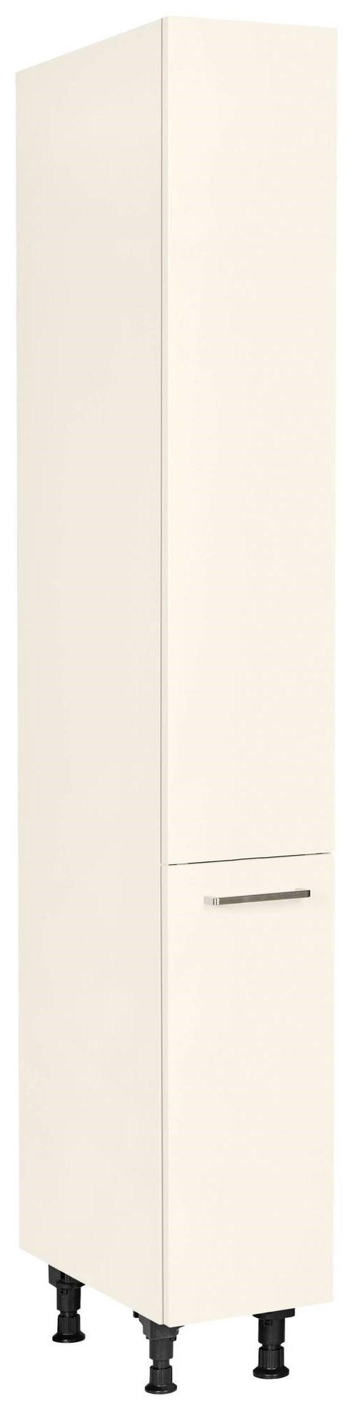 APOTHEKERSCHRANK 30/216,6/58 cm  in Magnolie  - Edelstahlfarben/Magnolie, MODERN, Holzwerkstoff/Metall (30/216,6/58cm) - Nobilia