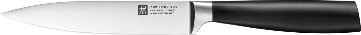 FLEISCHMESSER Crave  - Edelstahlfarben/Schwarz, Basics, Kunststoff/Metall (37,5/8,5/2,8cm) - Zwilling