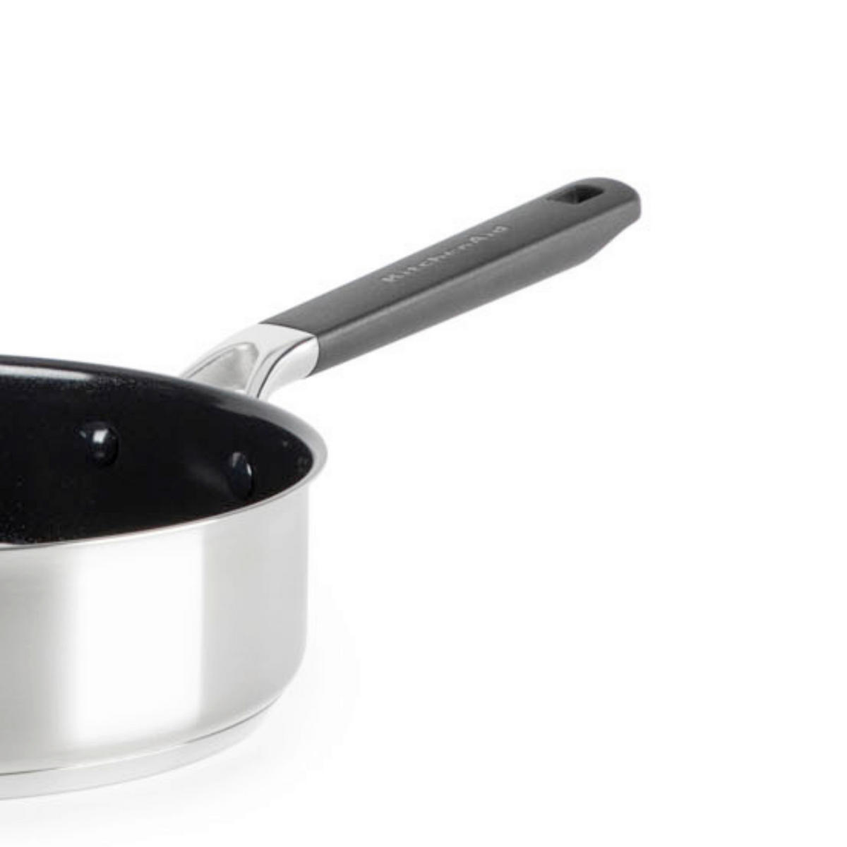 SCHMORPFANNE Classic Stainless Steel Keramikbeschichtung 26 cm  - Edelstahlfarben, Basics, Glas/Kunststoff (26cm) - Kitchenaid