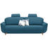 SCHLAFSOFA in Textil Dunkelblau - Blau/Dunkelblau, Design, Holz/Textil (240/102/90cm) - Novel SCHLAFSOFA in Textil Dunkelblau - Blau/Dunkelblau, Design, Holz/Textil (240/102/90cm) - Novel
