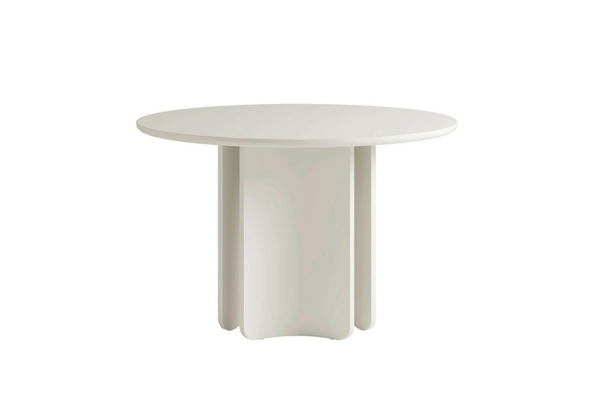 ESSTISCH 120/120/76 cm Nachbildung  Holzwerkstoff rund Seidengrau  - Seidengrau, MODERN, Holzwerkstoff (120/120/76cm) - Schöner Wohnen
