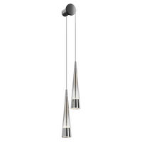 HÄNGELEUCHTE Pendant 8/38,9 cm  - Chromfarben, Trend, Glas/Metall (8/38,9cm) - MAYTONI