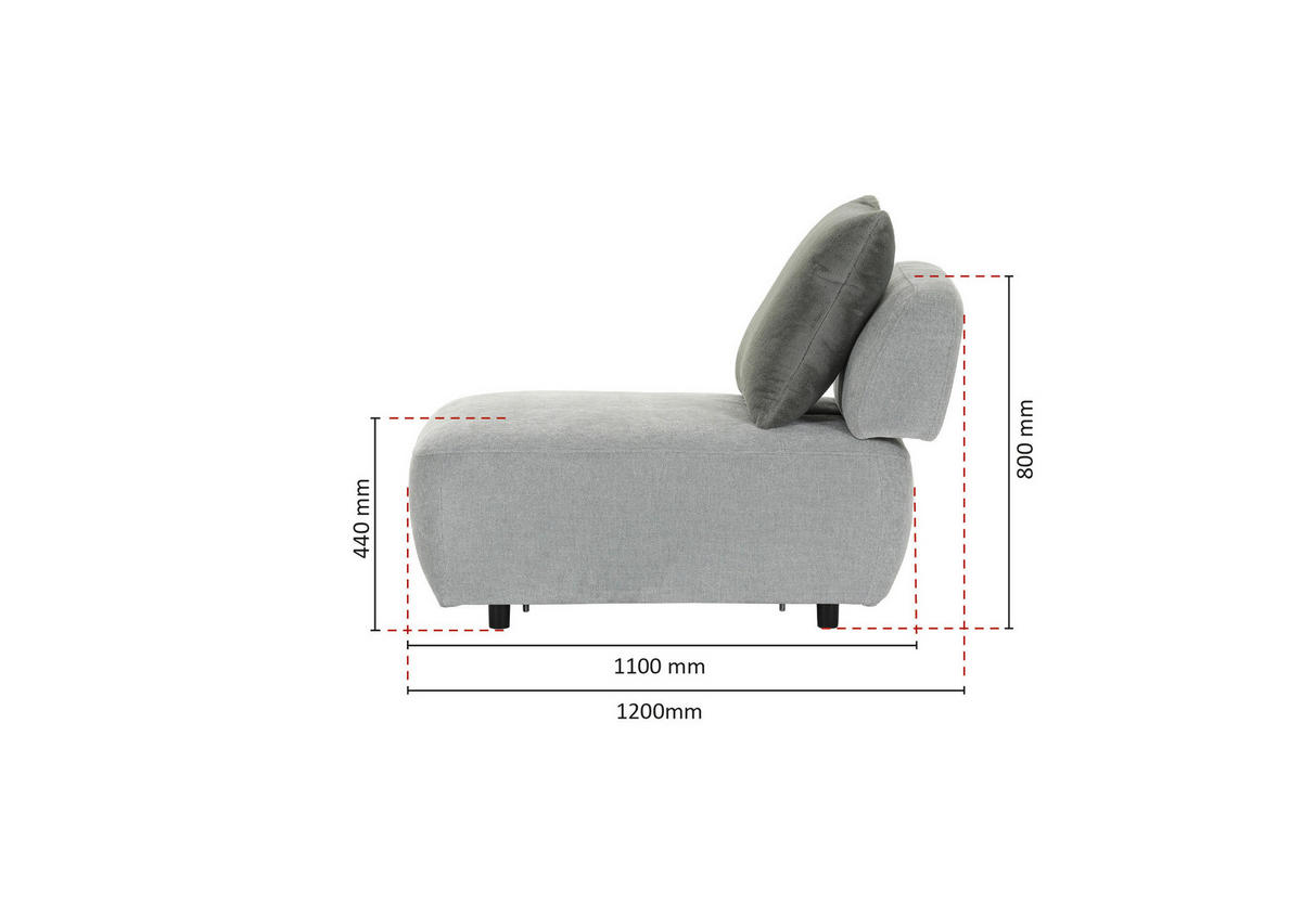 ECKSOFA Mintgrün Flachgewebe Zierkissen, Rückenkissen, Rücken echt, Sitztiefenverstellung  - Salbeigrün/Schwarz, MODERN, Kunststoff/Textil (190/320cm) - Ambia Home