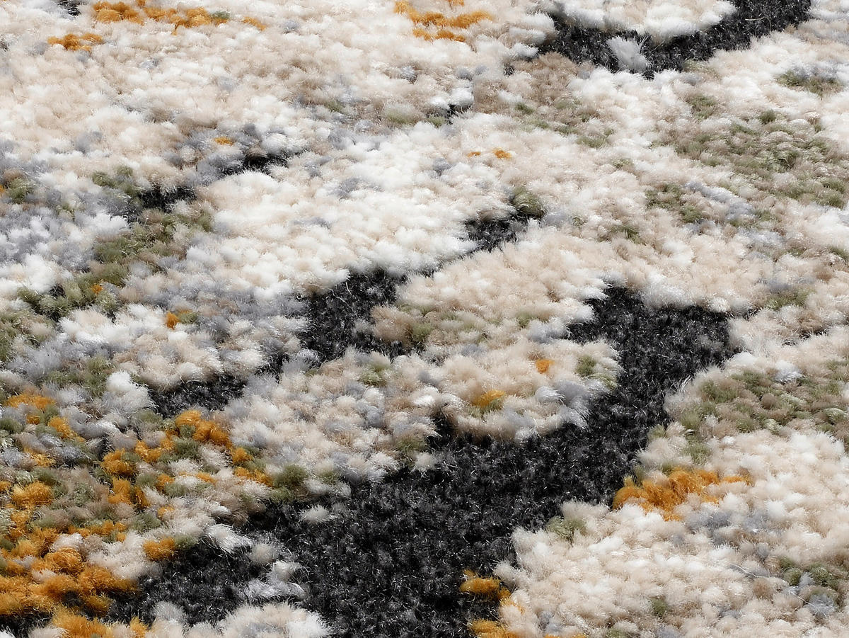 WEBTEPPICH 240/340 cm Moonlit Creme, Grün, Goldfarben  - Goldfarben/Creme, Design, Textil (240/340cm) - Novel