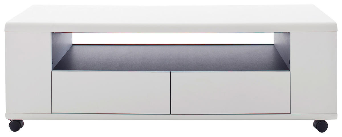 LOWBOARD  in 119/46/43 cm  - Anthrazit/Weiß, Basics, Holzwerkstoff (119/46/43cm)