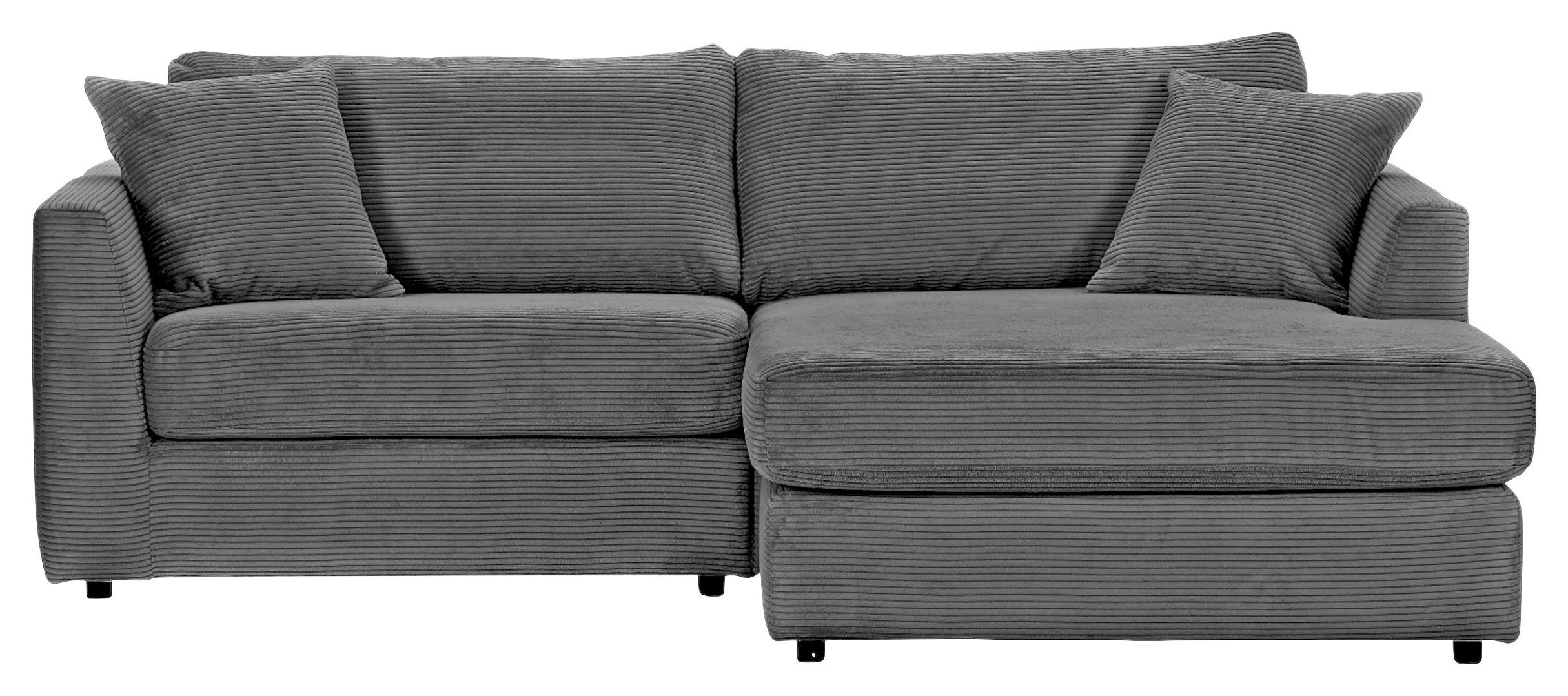 Carryhome ROHOVÁ SEDAČKA, textil, antracitová