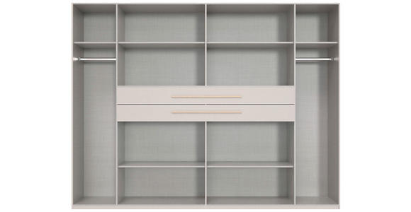 KLEIDERSCHRANK  in Eichefarben, Kaschmir  - Kaschmir/Eichefarben, MODERN, Holzwerkstoff (270/208/65cm) - Carryhome