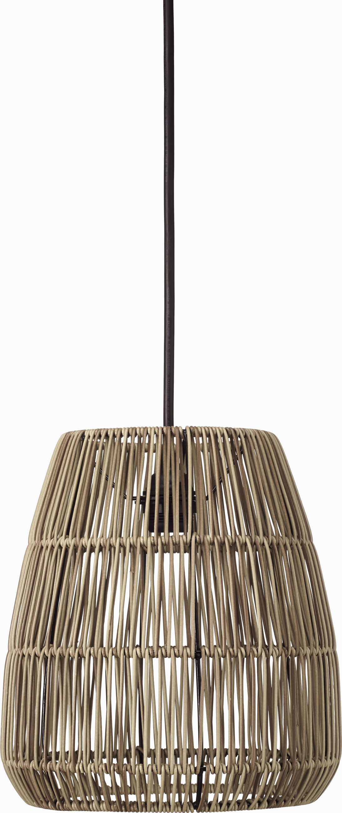 HÄNGELEUCHTE PR Home Saigon 28 cm  - Naturfarben/Grau, Natur, Kunststoff (28cm)