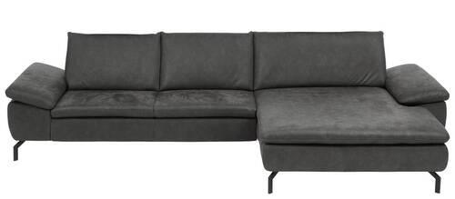 COLȚAR textil antracit  - antracit/negru, Design, metal/textil (341/181cm) - Dieter Knoll