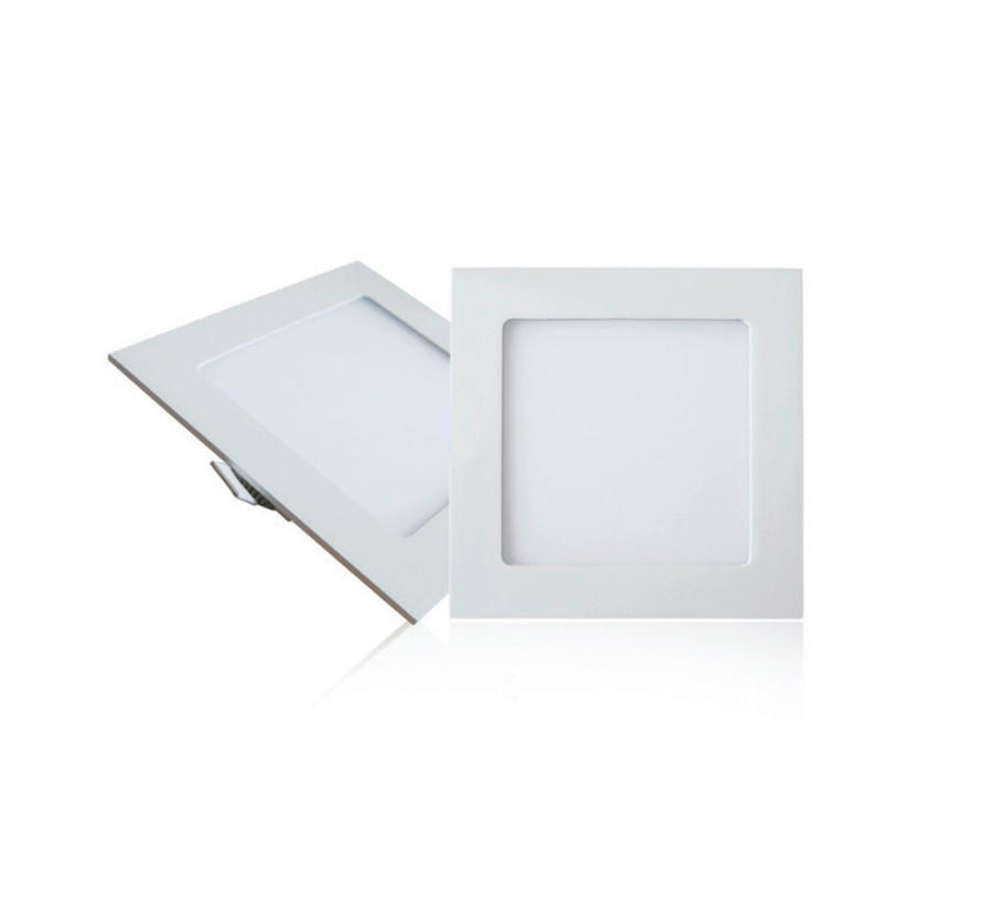 LED PANEL - bela, Osnovno, metal/plastika (15/15cm)