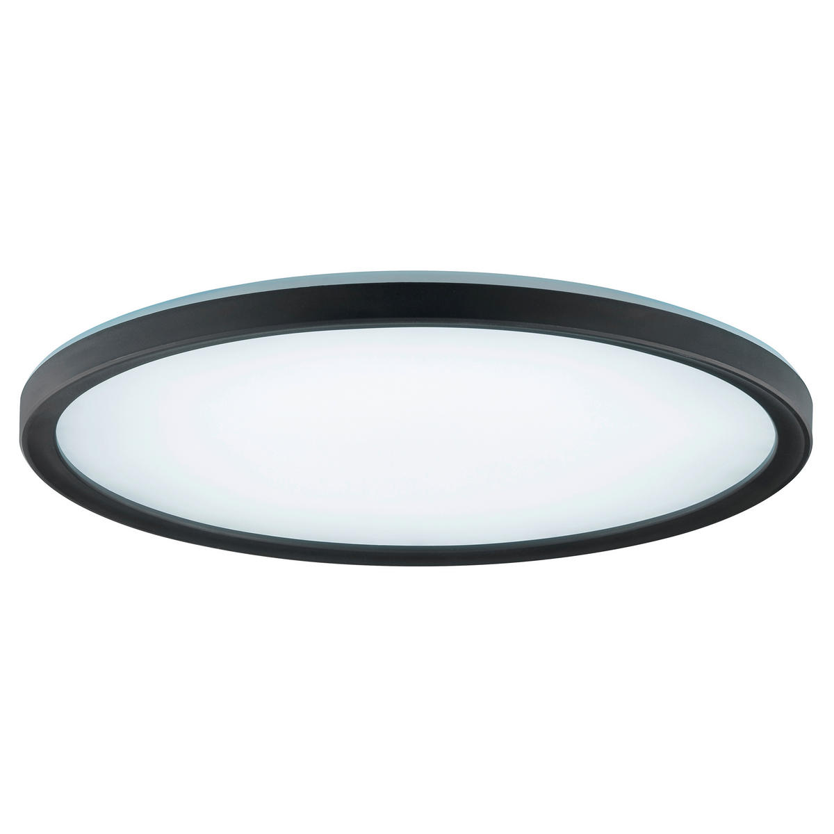 LED SVJETILJKA STROPNA  - bijela/crna, Basics, plastika (29,3/2,9/29,3cm)