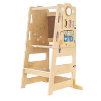 LERNTURM  - Pastellblau/Gelb, Basics, Holz/Holzwerkstoff (56/52/90cm) - Jimmylee