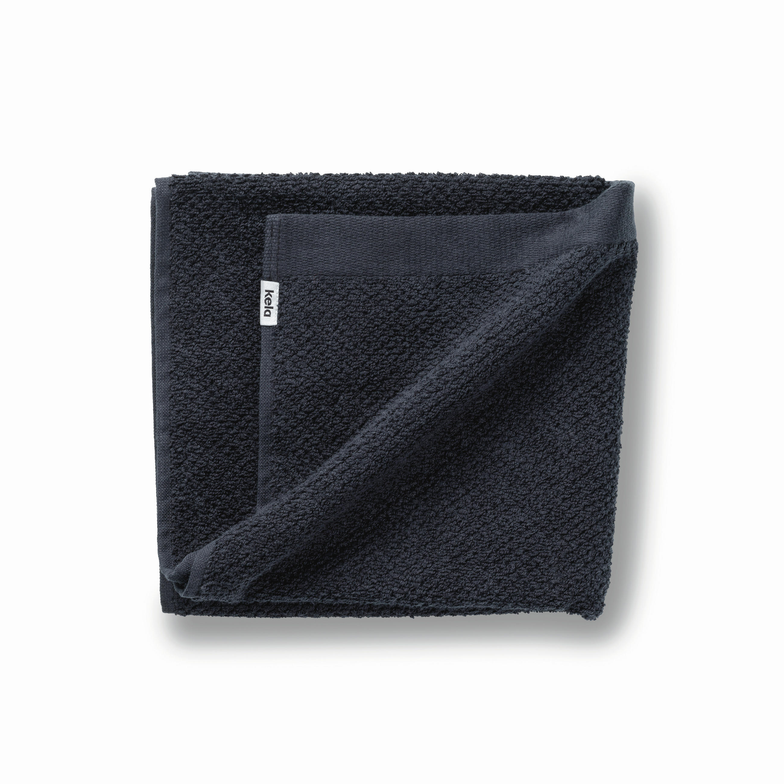 HANDTUCH Lavinia Schwarz  - Schwarz, Basics, Textil (50/100cm) - Kela