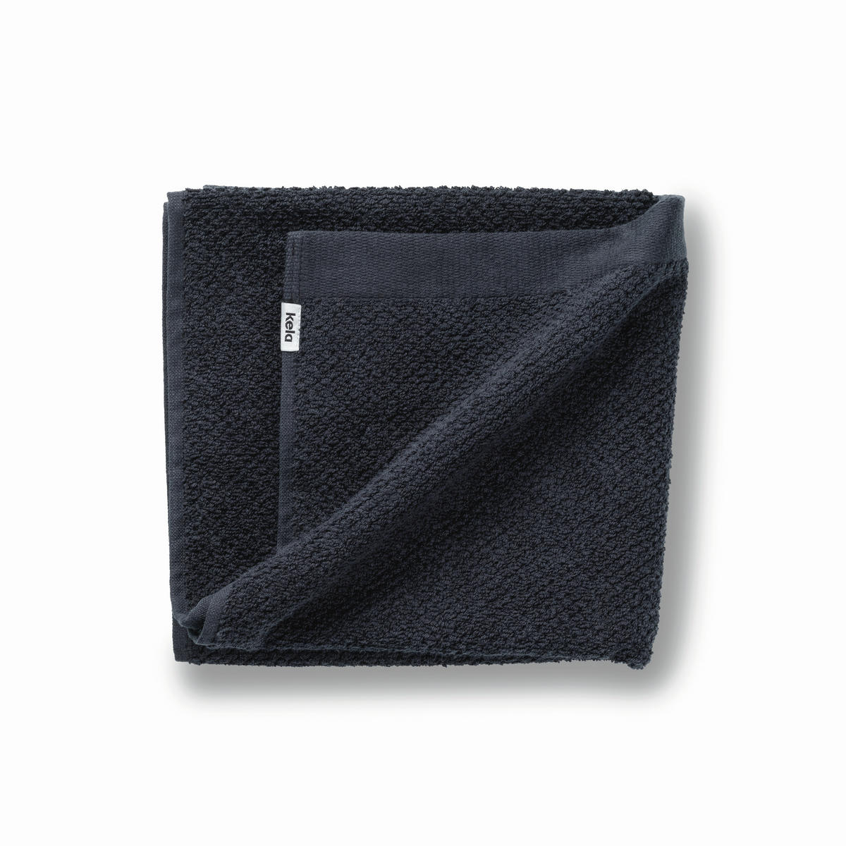 HANDTUCH Lavinia Schwarz  - Schwarz, Basics, Textil (50/100cm) - Kela