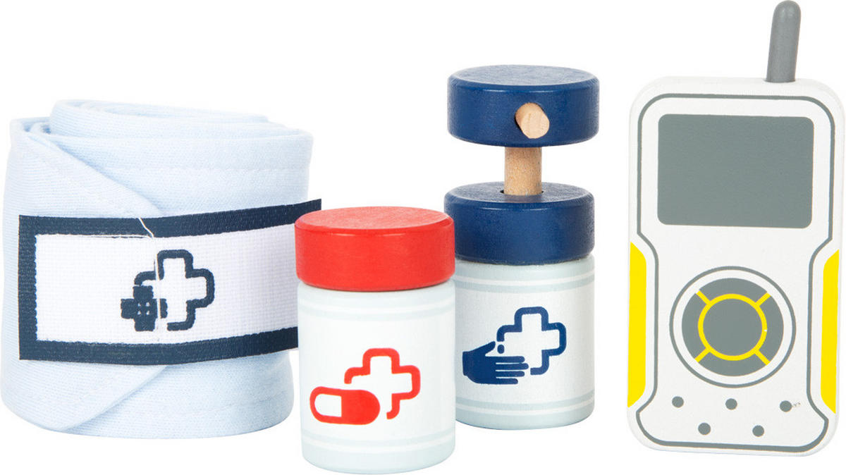 KINDER-ARZTKOFFER - Multicolor, Basics, Holz/Textil (25/33/16cm) - small foot