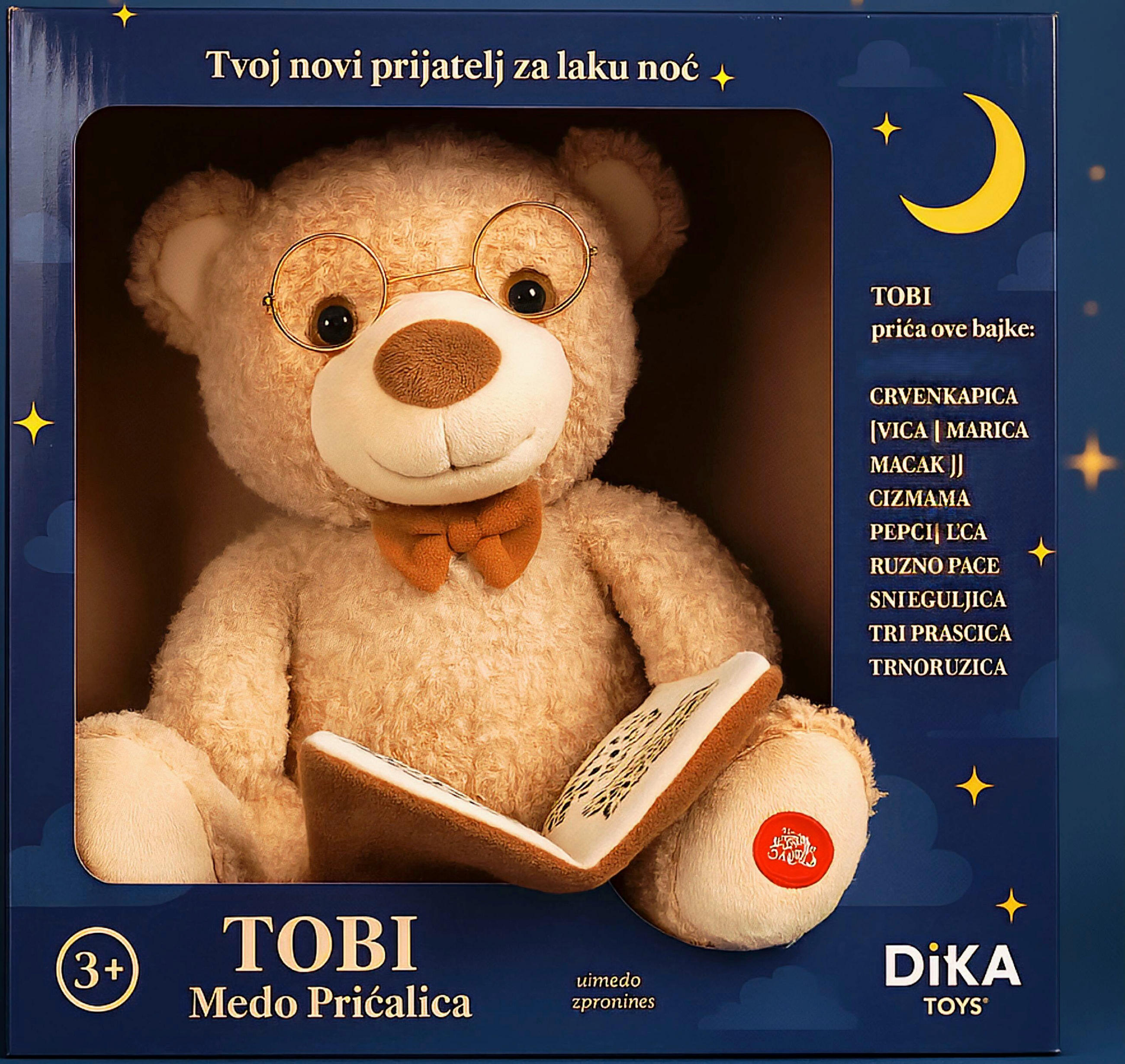 IGRAČKA  medvjed  - bež-smeđa, Basics, tekstil/plastika (31cm)