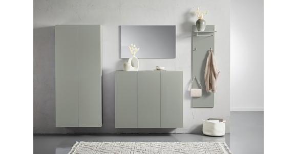 HÄNGESCHUHSCHRANK 120/100/34 cm - Grün, Design, Holzwerkstoff (120/100/34cm) - Hom`in