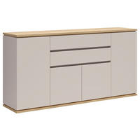 SIDEBOARD  184/93/42 cm 2 Schublade(n)  - Kaschmir/Eichefarben, Design, Holzwerkstoff (184/93/42cm) - Xora