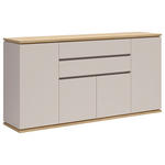 SIDEBOARD  184/93/42 cm 2 Schublade(n)  - Kaschmir/Eichefarben, Design, Holzwerkstoff (184/93/42cm) - Xora