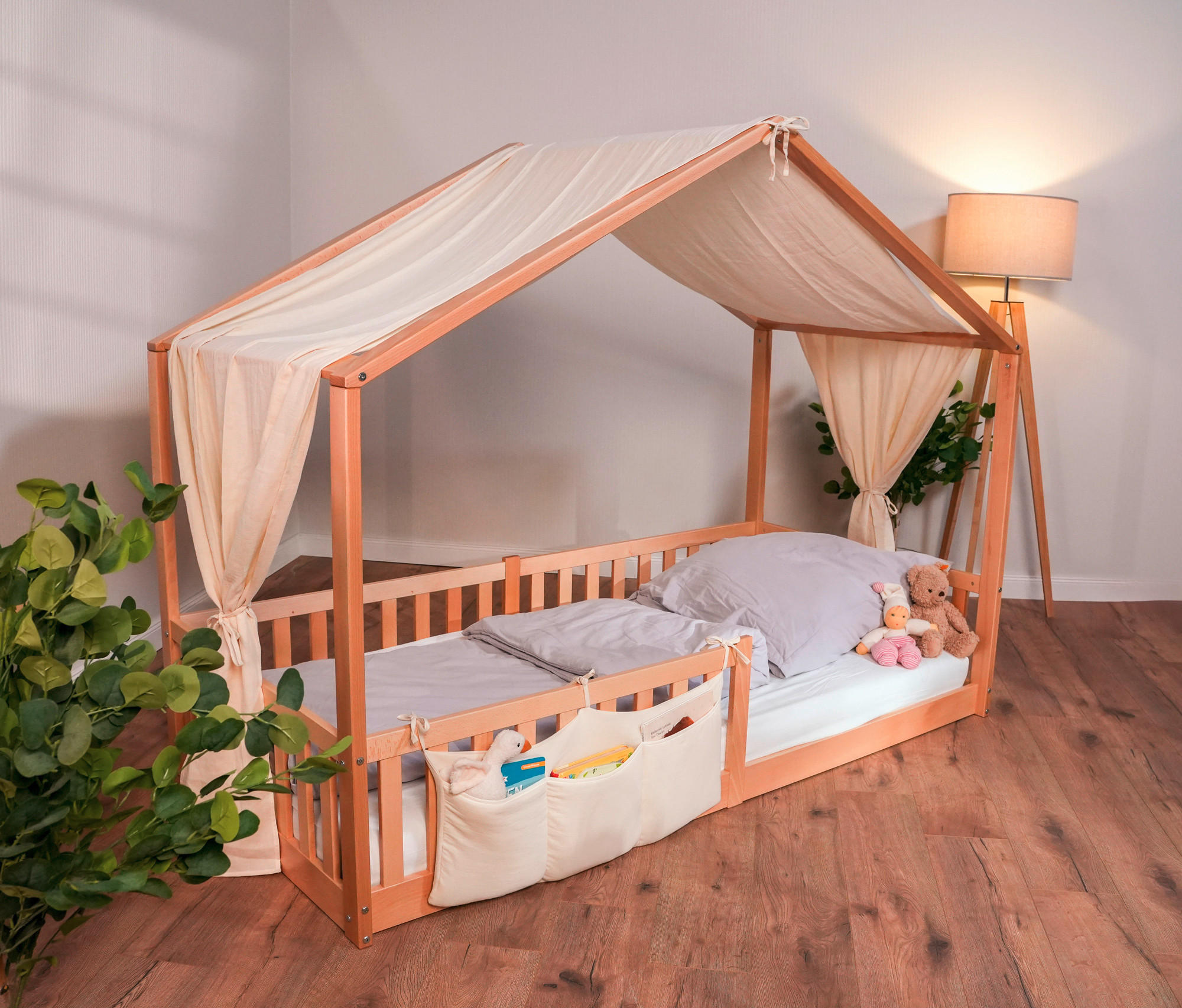 SPIELVORHANG - Creme, Basics, Textil (90/200cm) - tiSsi