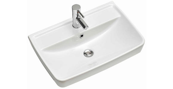 WASCHBECKEN 60/9/40 cm  - Weiß, Design, Keramik (60/9/40cm) - Xora