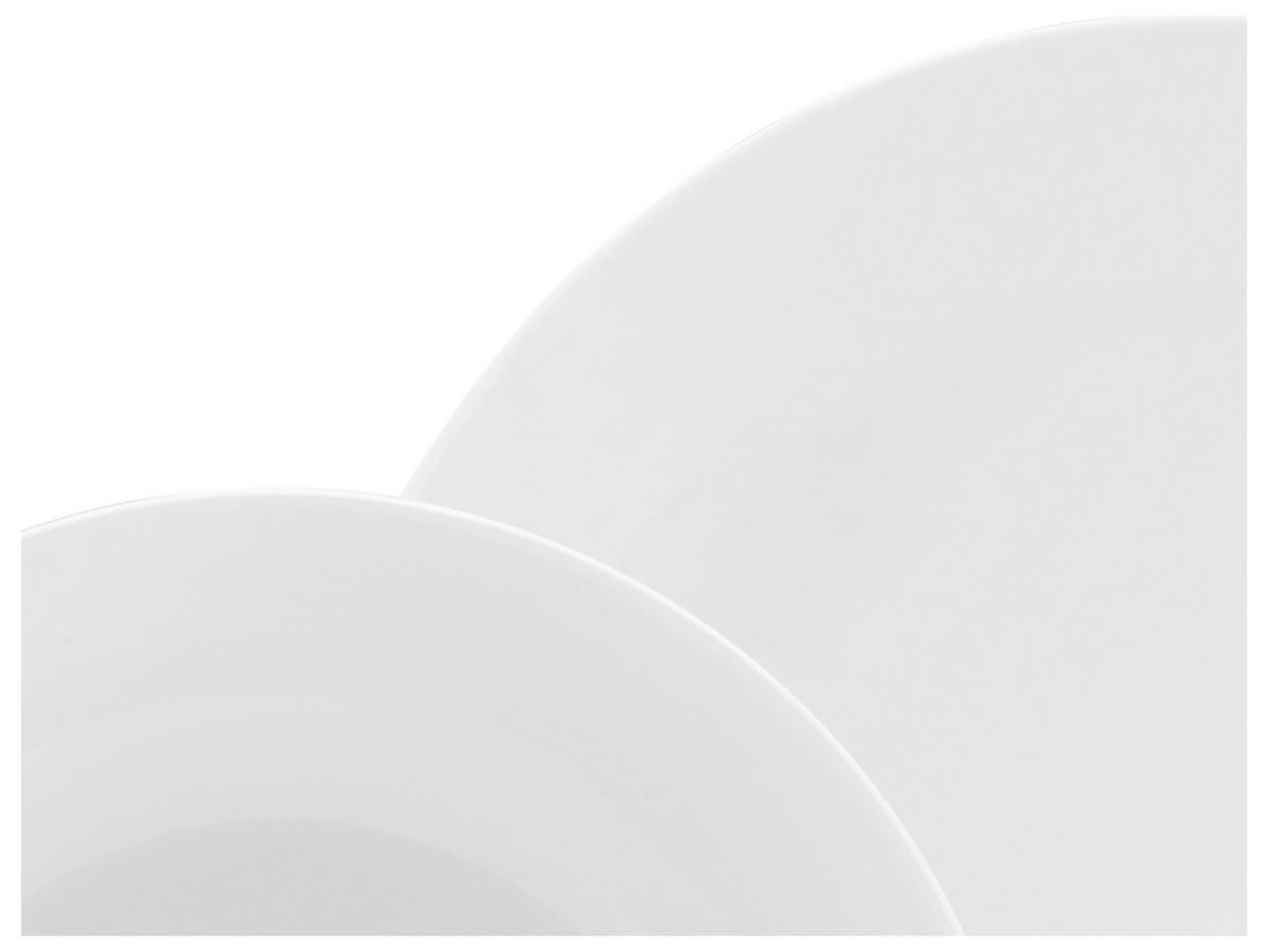 JEDÁLENSKÝ SERVIS, porcelán - biela, Basics, keramika - Creatable