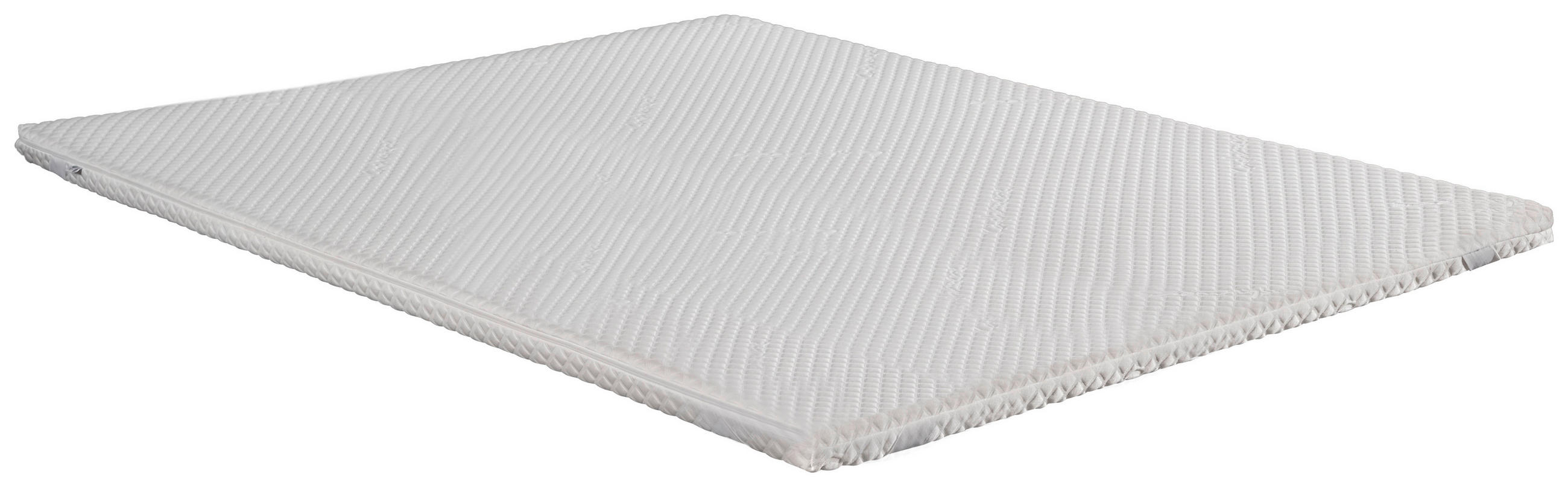 TOPPER VISCO TOPPER 200/200 cm Höhe ca. 3 cm  - Weiß, Basics, Textil (200/200cm) - Livetastic