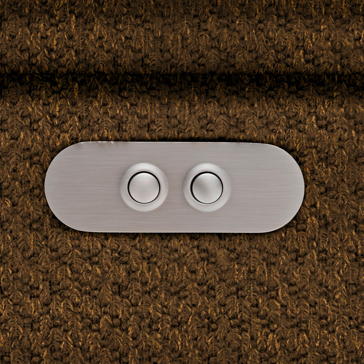 HÖRNSOFFA i chenille, vävt tyg rostfärgad  - svart/rostfärgad, Modern, textil/plast (283/106cm) - MID.YOU