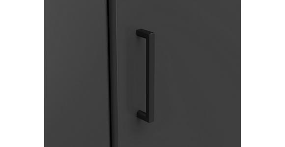 ECKSCHRANK 101/195/79 cm Graphitfarben - Schwarz/Graphitfarben, MODERN, Holzwerkstoff/Kunststoff (101/195/79cm) - Carryhome