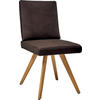 STUHL  in Mikrofaser Textil, Holzwerkstoff  - Eichefarben/Dunkelbraun, Design, Holzwerkstoff/Textil (46/94/58cm) - Dieter Knoll