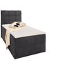BOXBETT 100/200 cm  in Dunkelgrau  - Dunkelgrau/Schwarz, KONVENTIONELL, Kunststoff/Textil (100/200cm) - Boxxx
