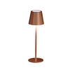 AKKU-TISCHLEUCHTE Viletto 11/36,5 cm  - Rostfarben, KONVENTIONELL, Metall (11/36,5cm)