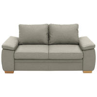 SCHLAFSOFA  in Chenille Greige  - Greige, KONVENTIONELL, Holz/Textil (166/90/100cm) - Beldomo Style