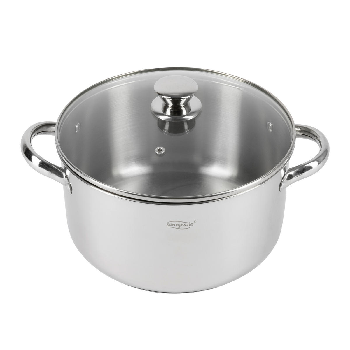 KOCHTOPFSET 18-teilig  - Silberfarben, Basics, Glas/Metall
